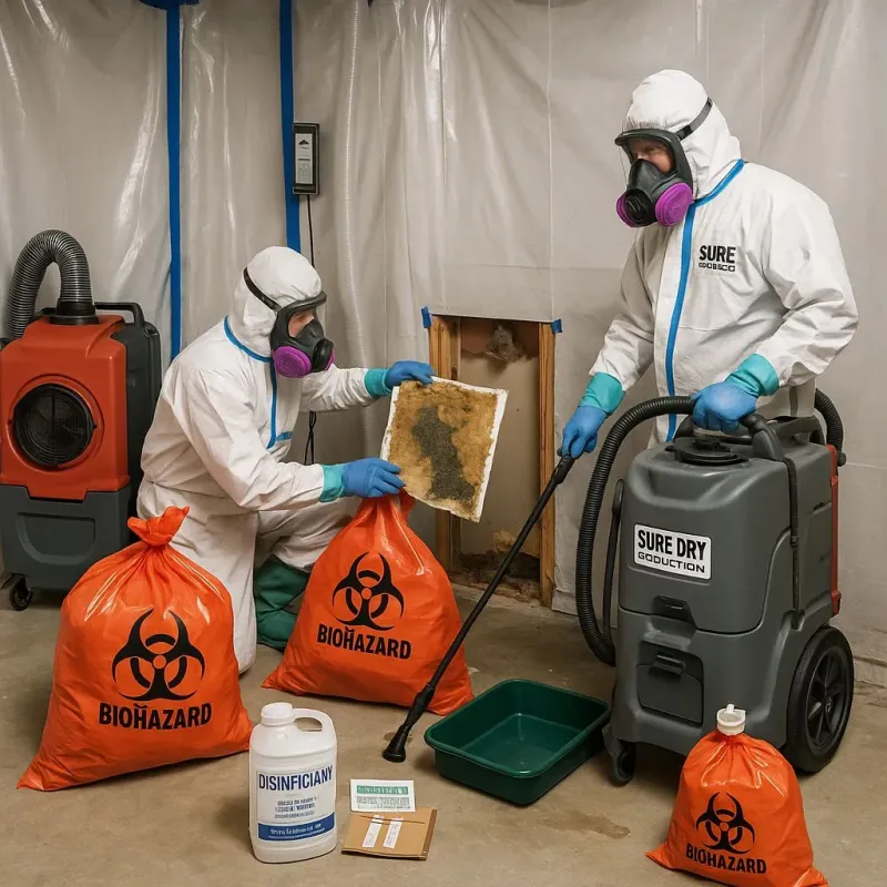 Contaminated Water Handling Protocols process in Westmoreland, KS